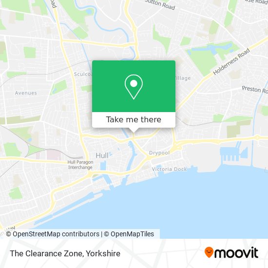 The Clearance Zone map