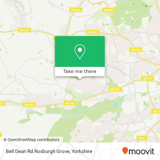 Bell Dean Rd Roxburgh Grove map