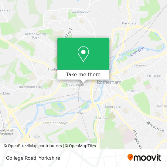 College Road map