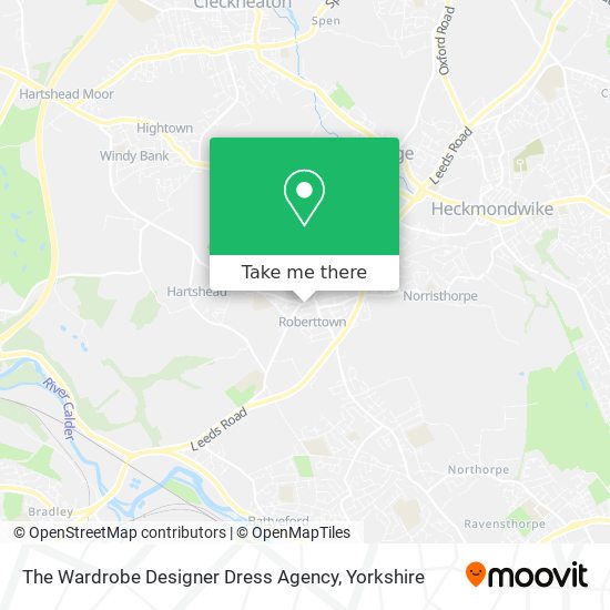 The Wardrobe Designer Dress Agency map