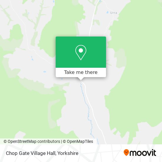 Chop Gate Village Hall map