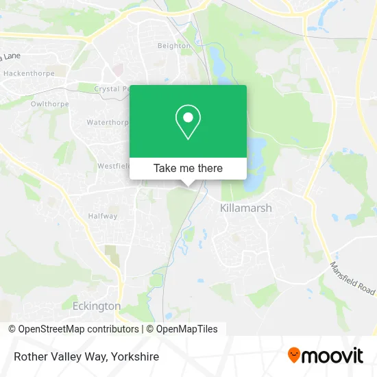 Rother Valley Way map
