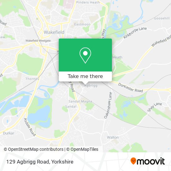 129 Agbrigg Road map