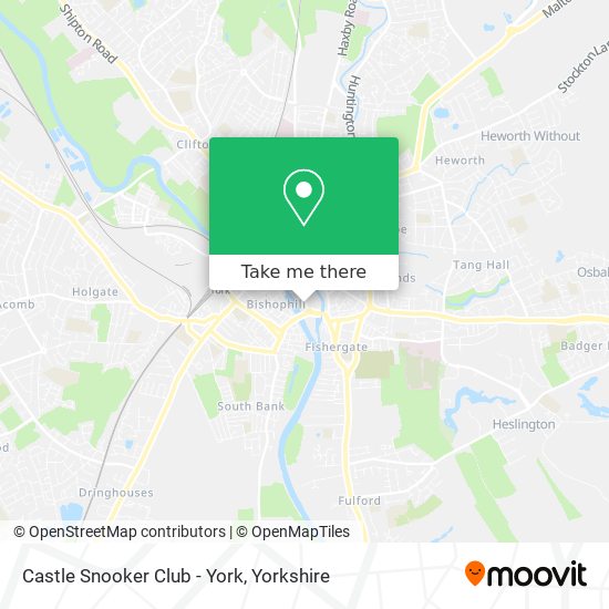 Castle Snooker Club - York map