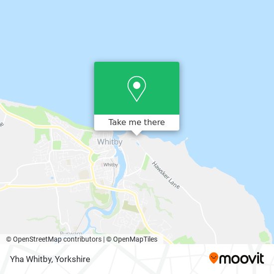 Yha Whitby map