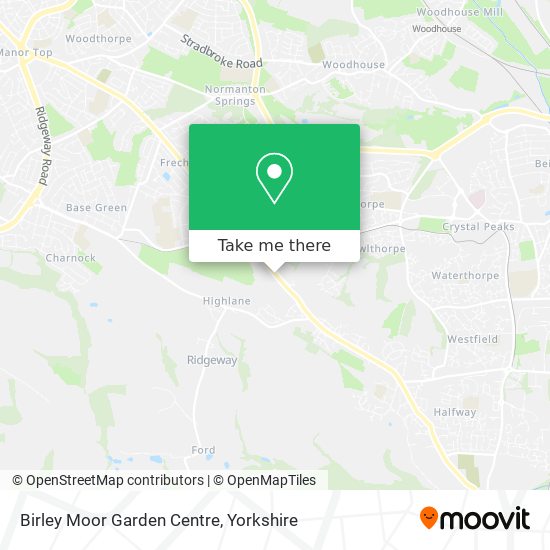 Birley Moor Garden Centre map