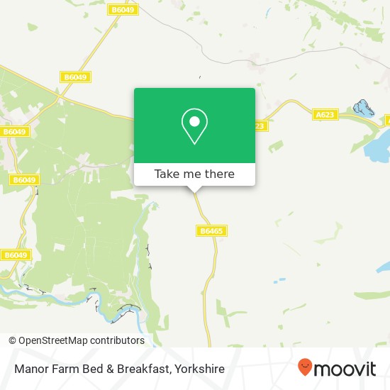 Manor Farm Bed & Breakfast map