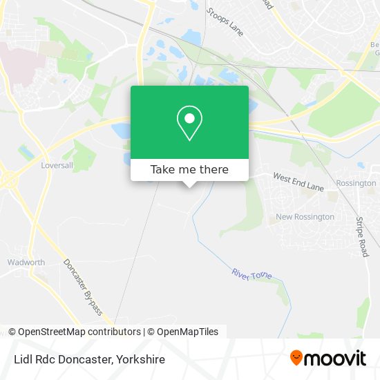 Lidl Rdc Doncaster map