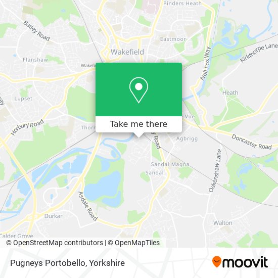 Pugneys Portobello map