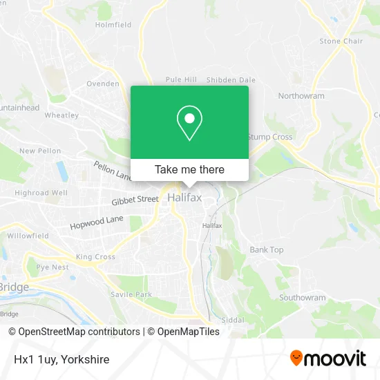 Hx1 1uy map