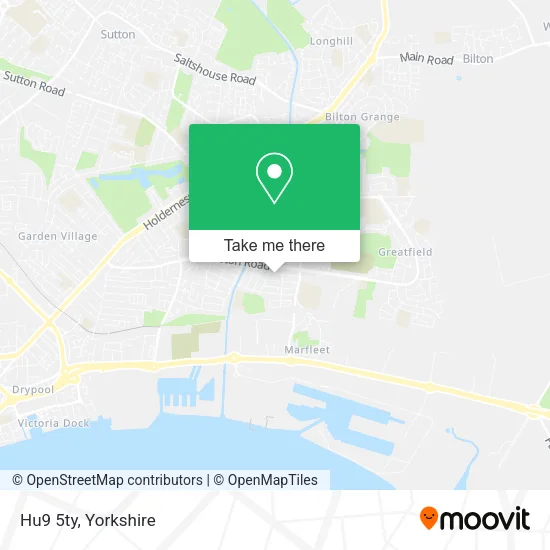 Hu9 5ty map