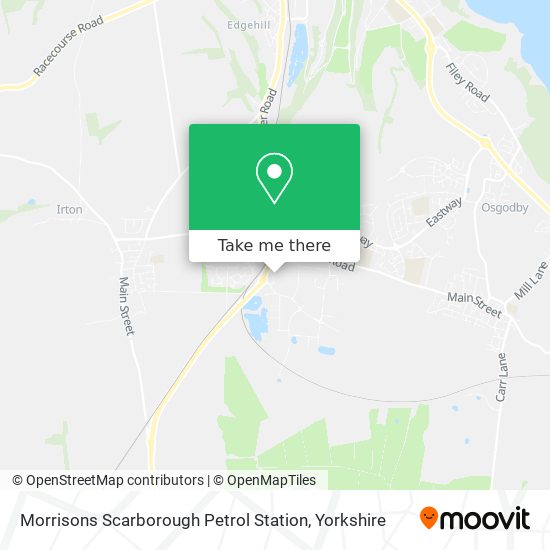 Morrisons Scarborough Petrol Station map