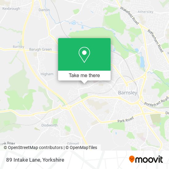 89 Intake Lane map