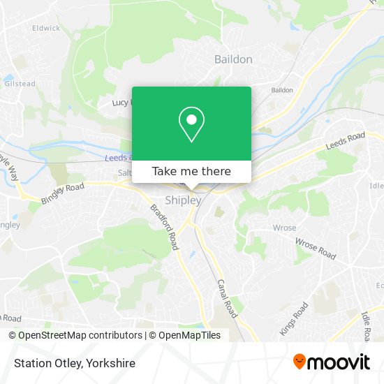 Station Otley map