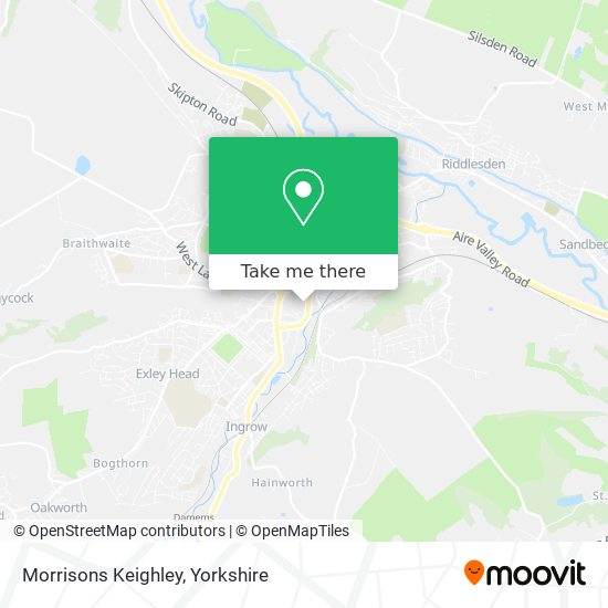 Morrisons Keighley map