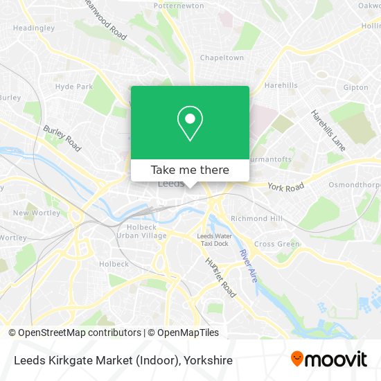Leeds Kirkgate Market (Indoor) map