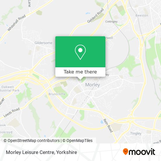 Morley Leisure Centre map