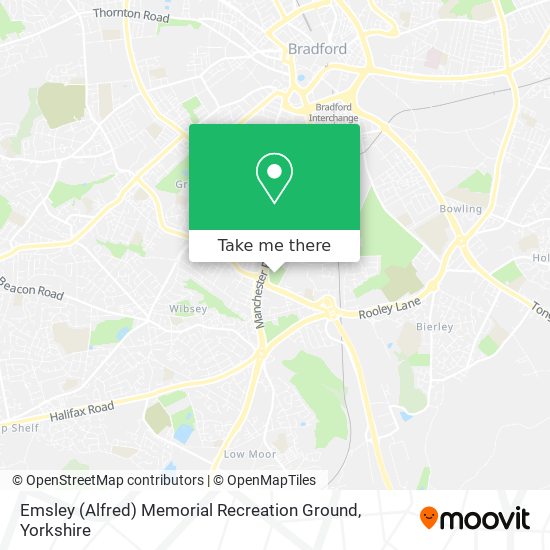 Emsley (Alfred) Memorial Recreation Ground map