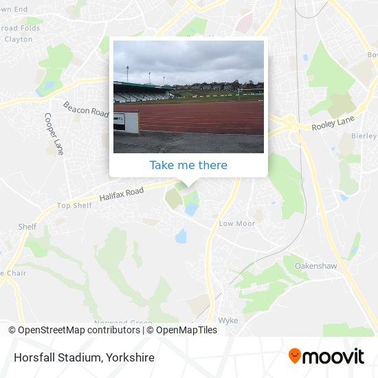 Horsfall Stadium map