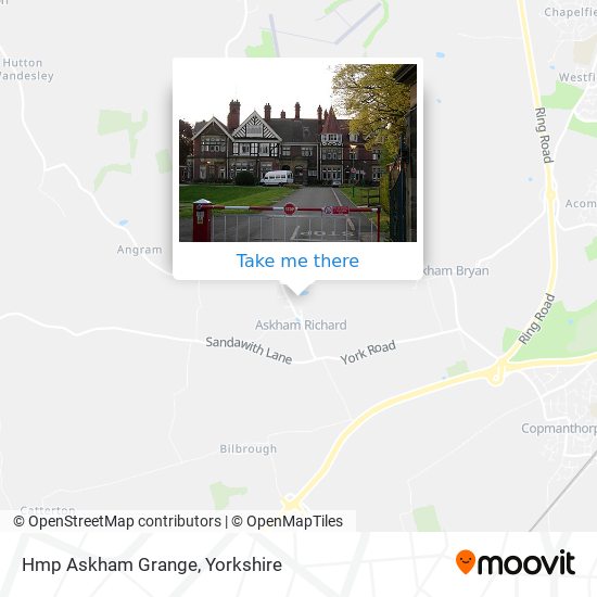 Hmp Askham Grange map