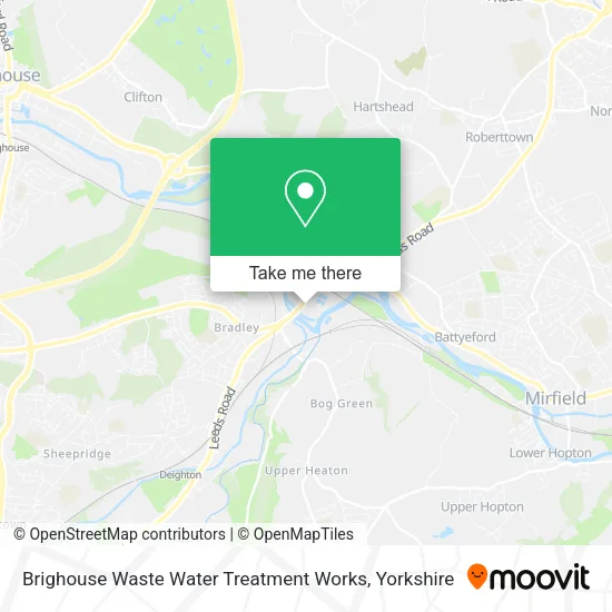 Brighouse Waste Water Treatment Works map