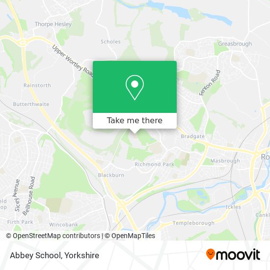 Abbey School map