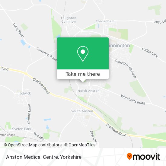 Anston Medical Centre map