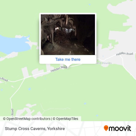 Stump Cross Caverns map
