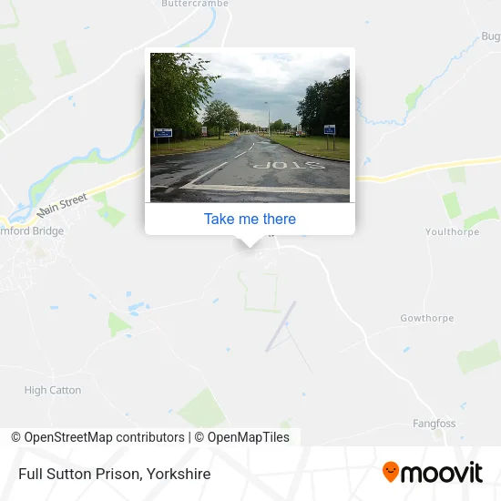 Full Sutton Prison map