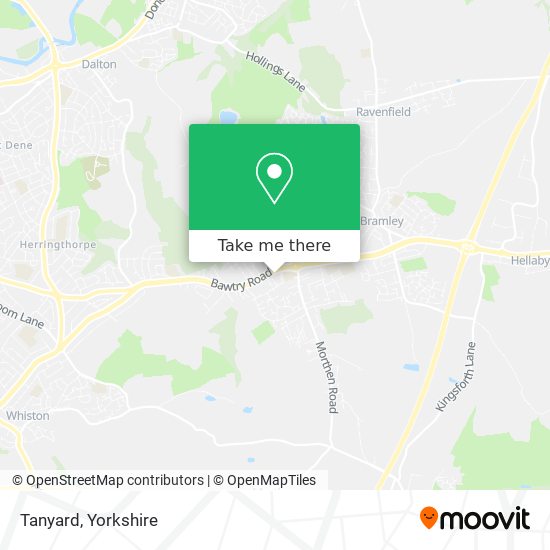 Tanyard map