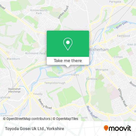 Toyoda Gosei Uk Ltd. map