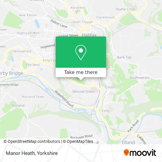 Manor Heath map