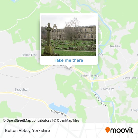 Bolton Abbey map