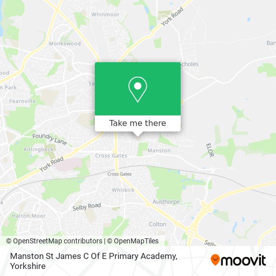 Manston St James C Of E Primary Academy map