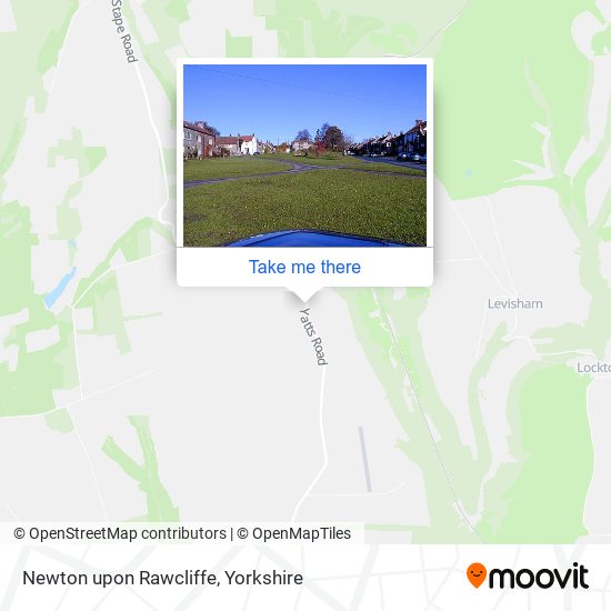 Newton upon Rawcliffe map