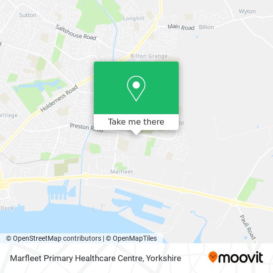 Marfleet Primary Healthcare Centre map