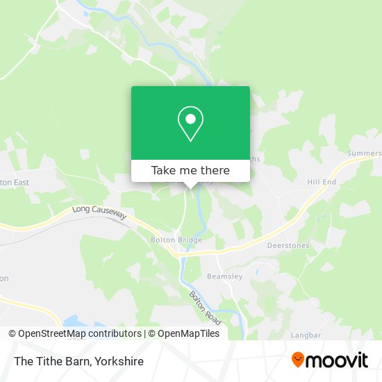 The Tithe Barn map