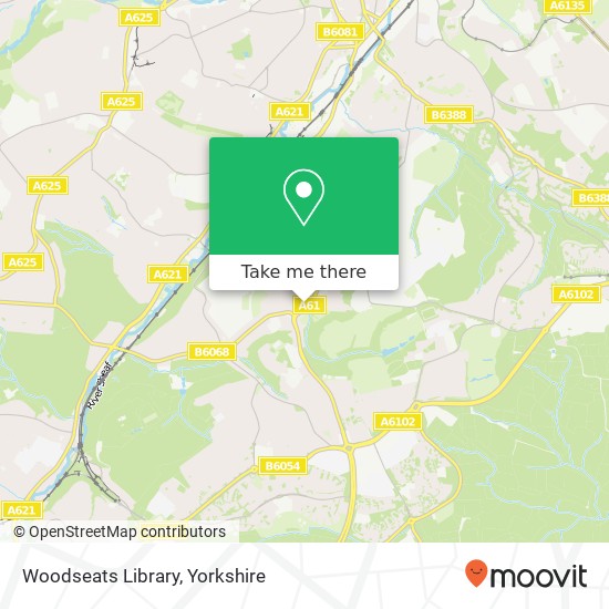 Woodseats Library map