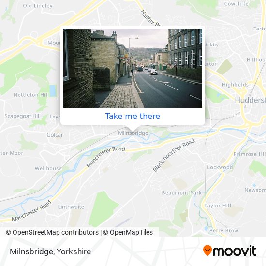 Milnsbridge map