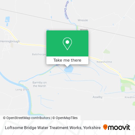 Loftsome Bridge Water Treatment Works map