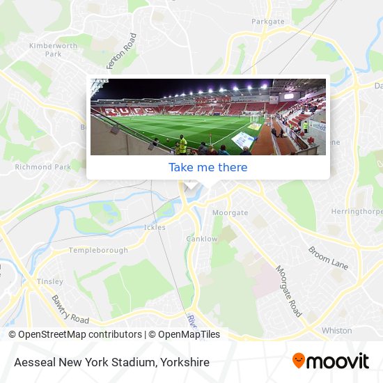 Aesseal New York Stadium map