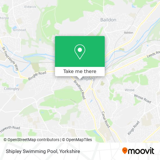 Shipley Swimming Pool map