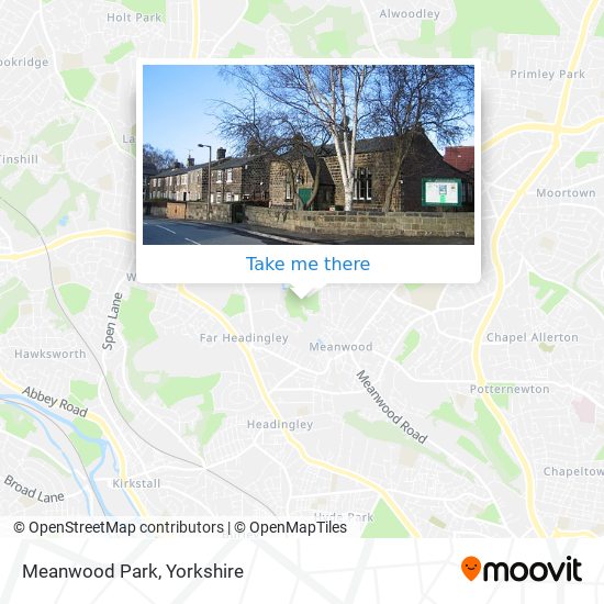 Meanwood Park map