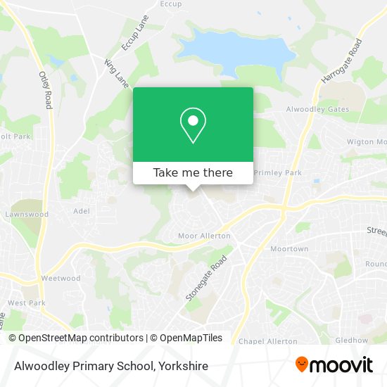Alwoodley Primary School map