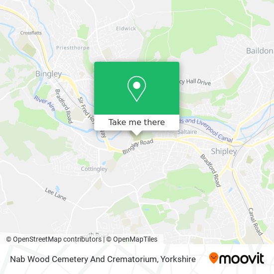 Nab Wood Cemetery And Crematorium map