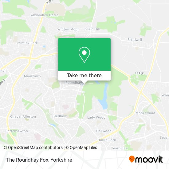 The Roundhay Fox map