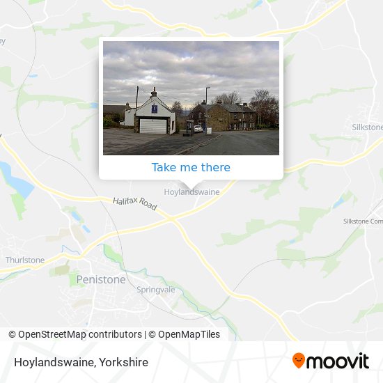 Hoylandswaine map