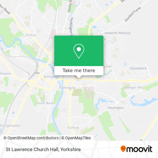 St Lawrence Church Hall map