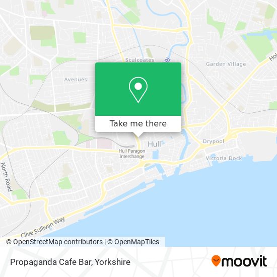 Propaganda Cafe Bar map