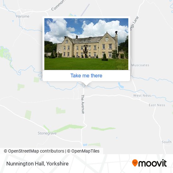 Nunnington Hall map